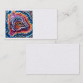 Agate Slice Business Cards Visitenkarte (Vorne/Hinten)