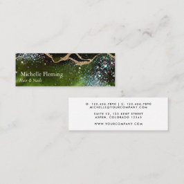 Agate Square Business Card Mini Visitenkarte