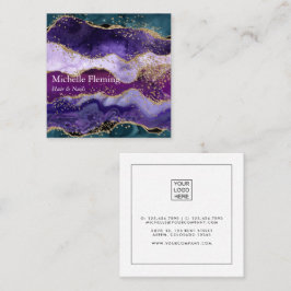 Agate Square Business Card Quadratische Visitenkarte