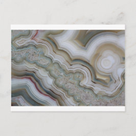 Agate Stone Abstrakt Postkarte