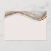 Agate Stone Marble Details Umschließungskarte Begleitkarte (Rückseite)