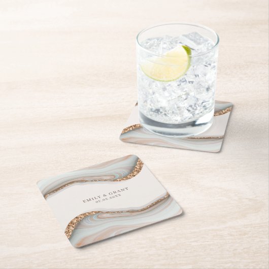 Agate Stone Marble Drink Untersetzer (Vor Ort)