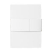 Agate Stone Marble Einladung Bauchband Einladungsbanderole (Rückseitenbeispiel)