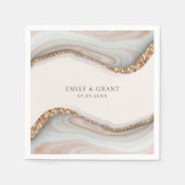 Agate Stone Marble Serviette (Vorderseite)