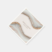 Agate Stone Marble Serviette (Ecke)