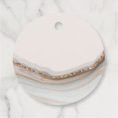 Agate Stone Marble Vielen Dank für Ihre Liebesmark Geschenkanhänger (Rückseite)