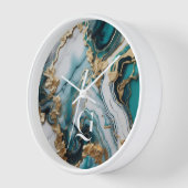 Agate Stone Monogram Aquamarin Uhr (Winkel)