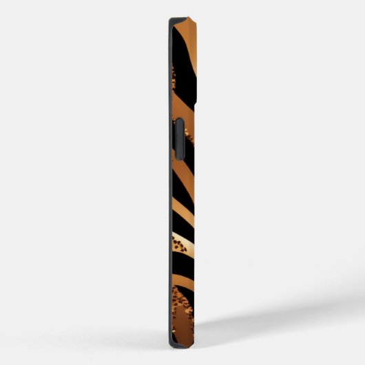 Agate Tiger Blue Glitzer iPhone Mate Tough Case (Rückseite / Rechts)