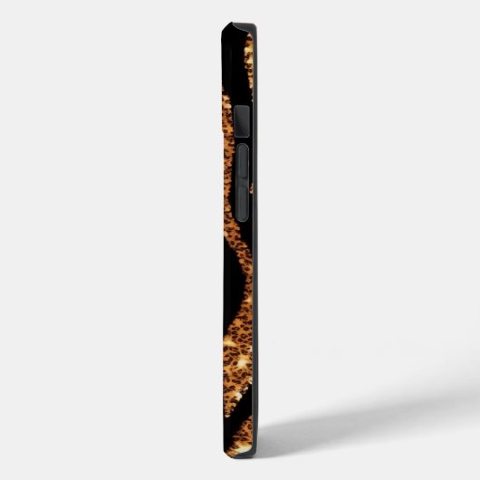 Agate Tiger Blue Glitzer iPhone Mate Tough Case (Rückseite / Links)