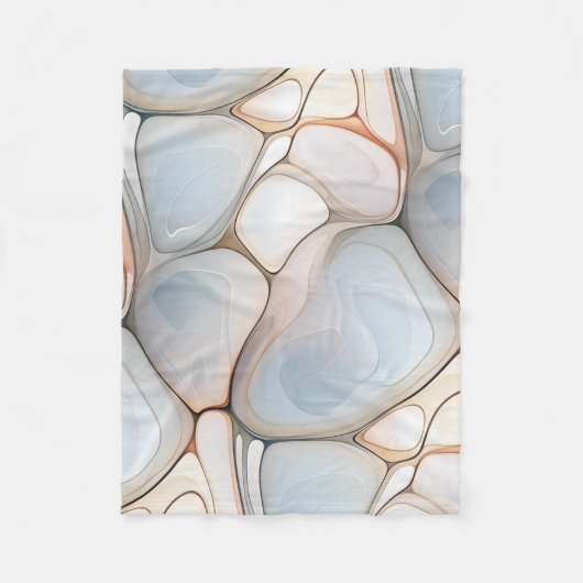 Agates & River Rocks Fleece Blanket (Vorderseite)