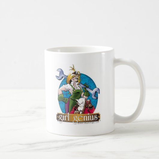 Agatha Hetrodyne - Mädchen-Genie Kaffeetasse (Rechts)