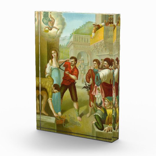 Agatha (M 003) Paperweight oder Fotoblock (Rechts)