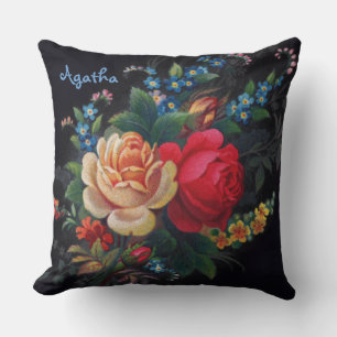 Agatha Viktorianisch Bouquet Throw Kissen