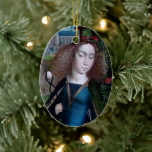 Agatha von Sizilien (Detail; M 070) Keramik Ornament