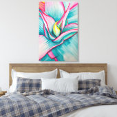 Agave Aquarellkunst Leinwanddruck (Insitu (Schlafzimmer))
