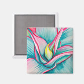 Agave Aquarellkunst Magnet (Vorderseite/Rückseite)