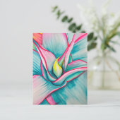Agave Aquarellkunst Postkarte (Stehend Vorderseite)