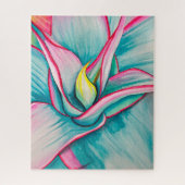 Agave Aquarellkunst Puzzle (Vertikal)