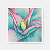 Agave Aquarellkunst Serviette (Vorderseite)