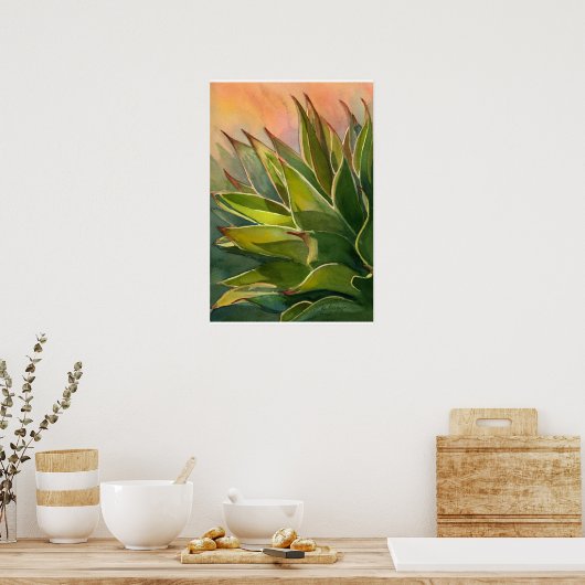 Agave attenuata poster (Küche)