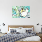 Agave colorata canvas print leinwanddruck (Insitu (Schlafzimmer))