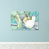 Agave colorata canvas print leinwanddruck (Insitu (Holzboden))