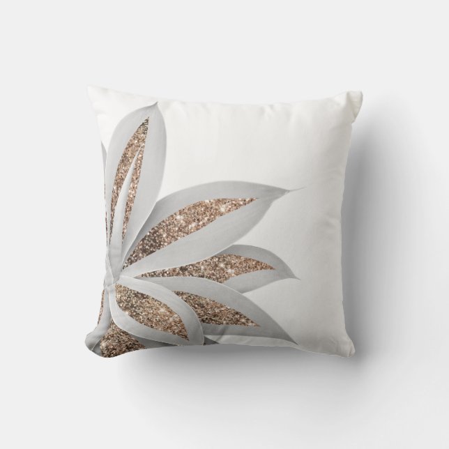 Agave Finesse Glitzer Glam #9 Kissen (Vorderseite)