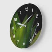 Agave glühen große wanduhr (Winkel)