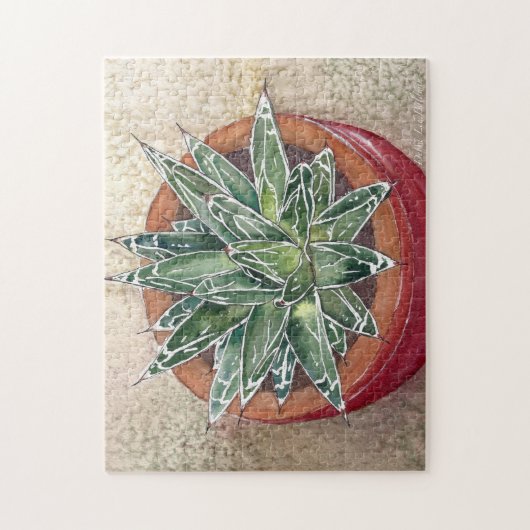 Agave in pot-Puzzle Puzzle (Vertikal)