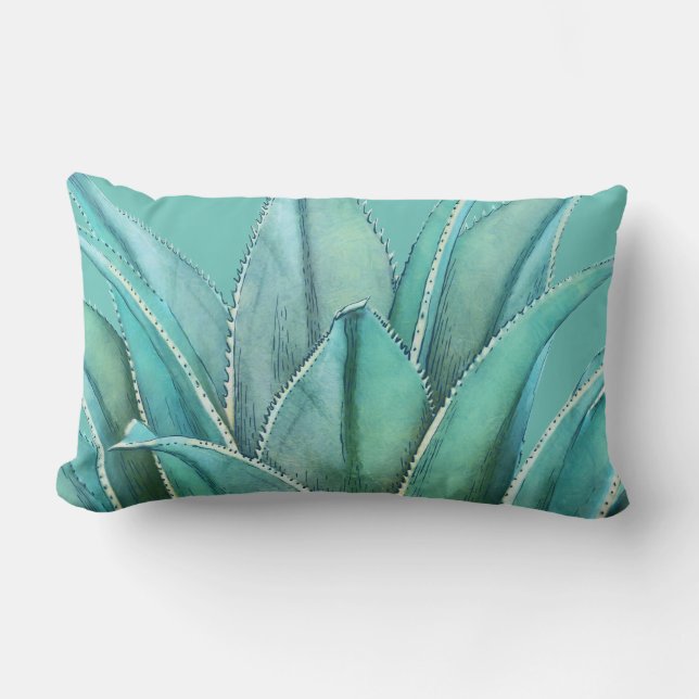 Agave Lumbar Pillow Lendenkissen (Vorderseite)