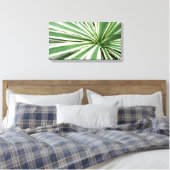 Agave Pflanze grün und weiß gestrichen Leinwanddruck (Insitu (Schlafzimmer))
