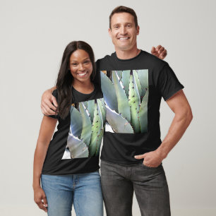 Agave Pflanze Succulent Blue Cacti Tequila Wüste T-Shirt