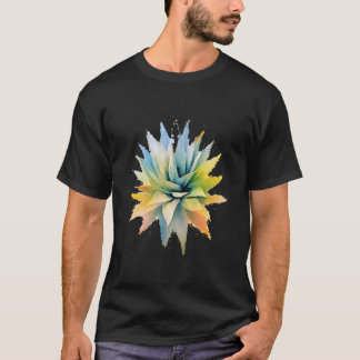 Agave Plants Watercolor Agave Plant Collector Mexi T-Shirt