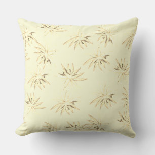 Agave Rosette - Sand Throw Kissen