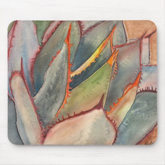 Agave shawii mousepad (Vorne)