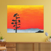 Agave Sunset Leinwanddruck (Insitu (Wohnzimmer))