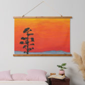 Agave Sunset Wandteppich Mit Holzrahmen (Schlafzimmer)