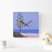 Agave Tree - Quadratische Wanduhr (Zuhause)