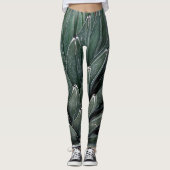 Agave Victoroa Pflanze Foto Leggings, M Leggings (Vorderseite)