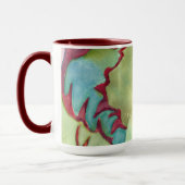 Agave Watercolor-Tasse durch Debra-Lee Baldwin Tasse (Links)