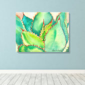 Agave Watercolor von Debra Lee Baldwin Leinwanddruck (Insitu (Holzboden))