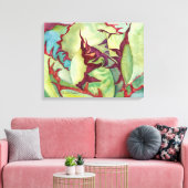 Agave Watercolor von Debra Lee Baldwin Leinwanddruck (Insitu (Wohnzimmer))