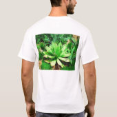 Agave - Weg im Garten T-Shirt (Rückseite)