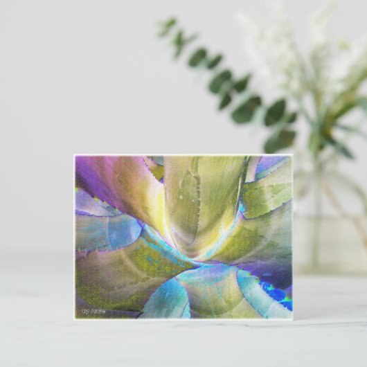 Agavemetall Postkarte (Stehend Vorderseite)