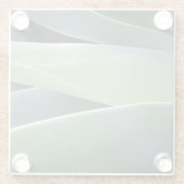 Agaven-Blätter Glasuntersetzer (Rückseite)