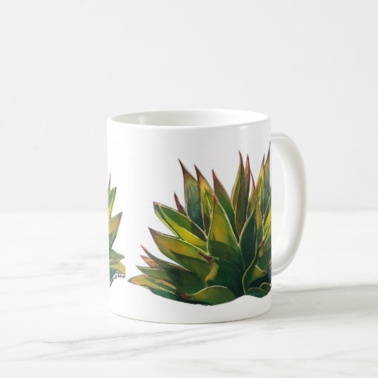 Agaven-Kaffee-Tasse Tasse (VorderseiteRechts)