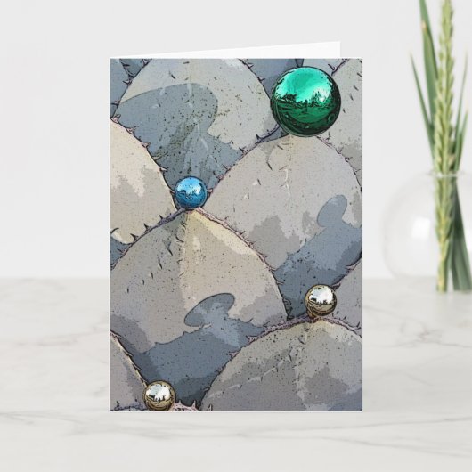 Agavenfeiertags-Grußkarte Feiertagskarte (Vorderseite)