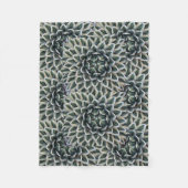 Agavenmuster-Fleecedecke Fleecedecke (Vorderseite)