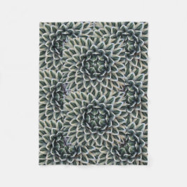 Agavenmuster-Fleecedecke Fleecedecke