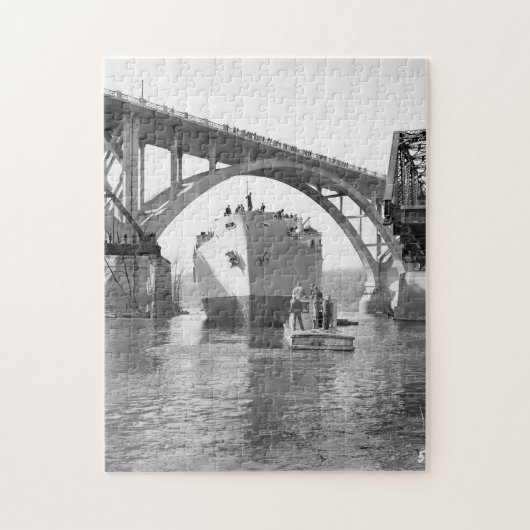 Agawam under Mendota Bridge 252 Stück Puzzle (Vertikal)